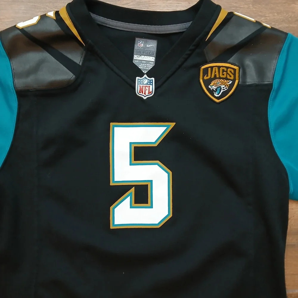 Jacksonville Jaguars Football Jersey Kids Youth Extra large Black Nike Bortles 5